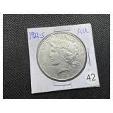 1922-S Peace Silver Dollar Marked AU When Purchased