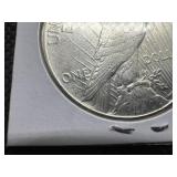 1922-S Peace Silver Dollar Marked AU When Purchased