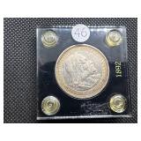 1892 Columbian Commemorative Silver Half Dollar