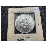 1952 Washington-Carver Commem. Silver Half Dollar Marked AU When Purchased