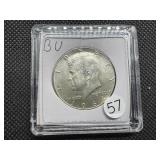 1964 90% Silver Kennedy Half Dollar Marked BU When Purchased