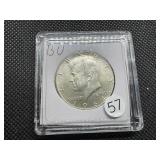 1964 90% Silver Kennedy Half Dollar Marked BU When Purchased