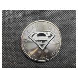 Rare 2016 BU One Ounce Silver  Canada Superman Coin