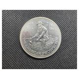 1987 BU 1 Oz. Silver Engelhard Prospector -- Hard to Find!
