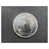 2022 BU Silver 2 Pound British Coin - 1 Oz. of Silver