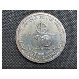 1972 Universaro One Oz. .999 Silver World Trade Round