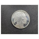 BU One Ounce .999 Silver Buffalo Round