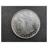 BU One Ounce .999 Silver "Morgan" Round