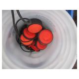 Clay Pigeon Thrower Set Up on Wagon w/Battery