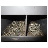 72 Compartment Bolt Bin w/Contents 34"x42"x12"