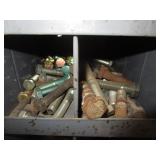 72 Compartment Bolt Bin w/Contents 34"x42"x12"