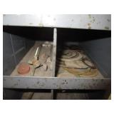 72 Compartment Bolt Bin w/Contents 34"x42"x12"