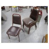 (4) Padded Chairs