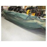 Ice Fishing Sled/Pop Up Shelter w/8" Jiffy Ice Auger