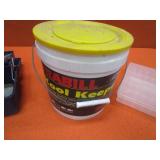 Bait Bucket, Tackle Boxes & Vintage Tackle