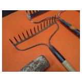 Sledge Hammer & Rakes