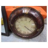 32"x44" Mirror, 34" Clock, Coat Hook