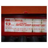 1/2" Drive Impact Socket Set