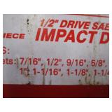 1/2" Drive Impact Socket Set