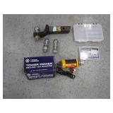Receiver Hitch, Balls, 12v Starter, Parts Organizers
