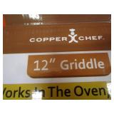 Copper Chef Induction Cooktop w/Griddle & Grill Pans