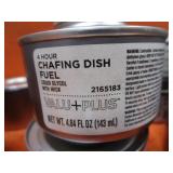 Banquet Warming Tray Fuel Cans (partially full)