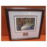 Bruce Miller 1994 Ducks Unlimited Conservation Edition Stamp S&N Print 1517/5000 17"x15" Frame Size