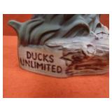 Ducks Unlimited Decanter & Duck Hunter Figure