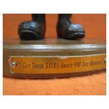 Ducks Unlimited Decanter & Duck Hunter Figure