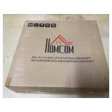 HOMCOM 27" Freestanding Electric Fireplace with Mantel, 1400W Replaceable Fireplace Insert Heater with Timer, Black (MISSING MANTEL, FIREPLACE ONLY)