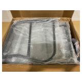 Outsunny Outdoor Glider Chairs with Coffee Table, Patio 2-Seat Rocking Chair Swing with Breathable Sling for Backyard, Garden and Porch, Brown