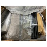 Outsunny Outdoor Glider Chairs with Coffee Table, Patio 2-Seat Rocking Chair Swing with Breathable Sling for Backyard, Garden and Porch, Brown