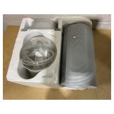 HOMCOM 8000 BTU Mobile Air Conditioner, 345 Sq. Ft., AC Unit with Dehumidifier, Sleep, 24H Timer On/Off, Window Kit, Black