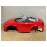 Aosom 6V Kids Electric Ride On Car, Licensed Audi TT RS with Suspension System and Remote Control, Horn, 5 Songs, Lights, MP3 Player, Red