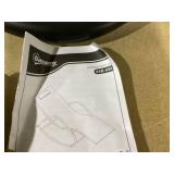 Outsunny UV Water Resistant Rocking Chair for Sunbathing, Lawn, Garden or Pool, Light Blue