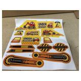 HOMCOM 2 in 1 Ride On Toy Digger Digger Tractor Pulling Cart Pretend Play Construction Truck