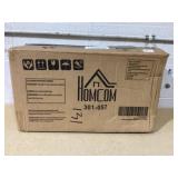 HOMCOM 2 in 1 Ride On Toy Digger Digger Tractor Pulling Cart Pretend Play Construction Truck