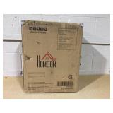 HOMCOM Fireplace Stove, Electric Fireplace Heater with Realistic LED Flames and Logs, 725W/1450W, Beige