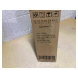 HOMCOM Electric Fireplace, Freestanding Heater with LED Log Flame, Overheat Protection and Remote Control, 1400W, White Fireplace Insert Dimension: 18" W x 5" D x 17.25" (Missing Mantel)