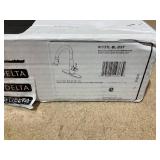 Delta Essa Matte Black Kitchen Faucet with Pull Down Sprayer, Modern Single Hole Kitchen Sink Faucet, Single Handle, Matte Black 9113-BL-DST