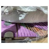 PHYMAT Far Infrared Amethyst Heating Pad (67"x27")- 5 Color Gemstone Crystal Heating Pad - Infrared Mat Full Body- Bio Amethyst Mat with Auto Shut Off - Overheat Protection,Smart Control