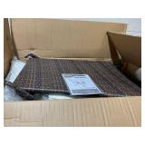 Outsunny Adirondack Chair, Outdoor Wicker Rocking Chair with High Back, Seat Cushion, and Pillow for Porch, Balcony, Cream White 26" W x 35" D x 38.5" H