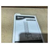 Outsunny Wooden Raised Garden Bed with Trellis, Outdoor Planter Box with Drainage Crevices for Climbing Vine Plants Flowers, 24" x 12" x 49"