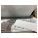 Qaba Toddler Toy Box Storage Bench with Large 27 L Interior, Kids Storage Bench Seat with Storage for Toddler Playroom Furniture, Kids Bedroom Furniture, Toy Organizer and Storage Bin, Gray 23.5" x 11