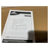 Qaba Toddler Toy Box Storage Bench with Large 27 L Interior, Kids Storage Bench Seat with Storage for Toddler Playroom Furniture, Kids Bedroom Furniture, Toy Organizer and Storage Bin, Gray 23.5" x 11