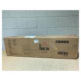 HOMCOM Over The Toilet Bathroom Cabinet, Freestanding Bathroom Storage Organizer with Adjustable Shelves, Toilet Rack, White 35" x 9" x 41"