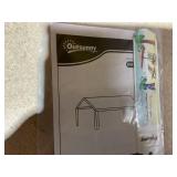 Outsunny 10 x 20ft Carport Roof, UV Resistant Canopy Replacement, Fits 84C-378V00 and 84C-206 Series, White