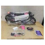 Aosom 24V 350W Electric Dirt Bike Up to 15 MPH w/ Twist Grip Throttle, Pink (Maybe Missing Hardware)