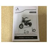 Aosom 24V 350W Electric Dirt Bike Up to 15 MPH w/ Twist Grip Throttle, Pink (Maybe Missing Hardware)