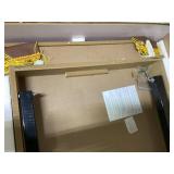 Soozier 55" Portable Folding Billiards Table Game Pool Table for Whole Family Number Use With Cues, Ball, Rack, Chalk, Blue (Minor Transit Damage)